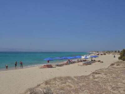 Řecko, Naxos, Pláž Plaka Markas