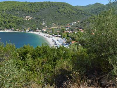 Řecko, Skopelos, pláž Panormos