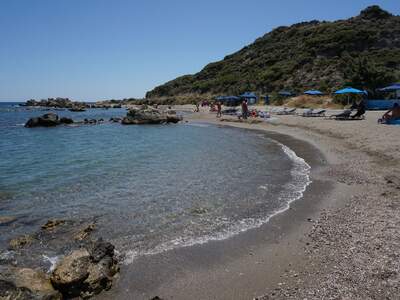 Řecko, Rhodos, pláž Faliraki