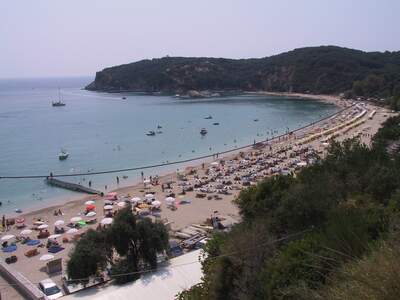 Řecko, Parga, Pláž Valtos