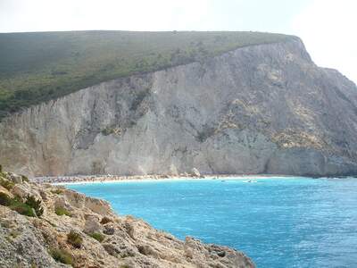 Řecko, Lefkada, Pláž Katsiki 