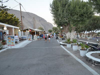 Řecko, Santorini, Letovisko Perissa