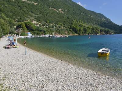 Řecko, Ithaka, Pláž Polis