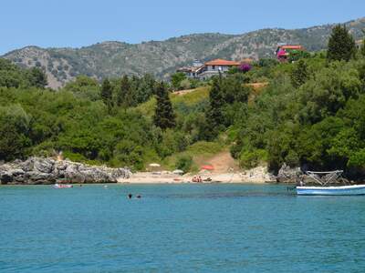 Řecko, Sivota, Pláž Zavia Beach