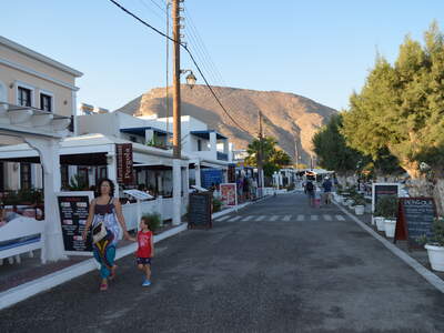 Řecko, Santorini, Letovisko Kamari