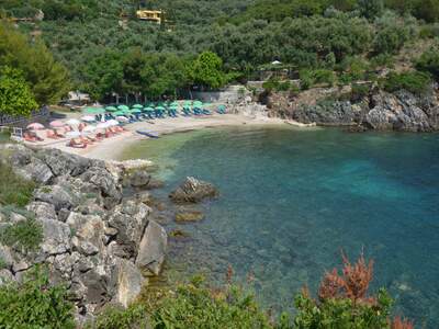 Řecko, Sivota, Pláž Kamini Beach