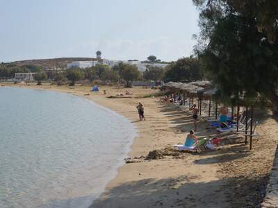 Řecko, Paros, Pláž Agia Anargiri