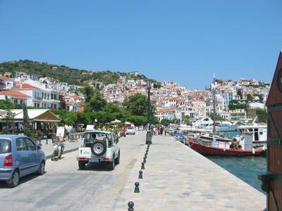 Řecko, Skopelos, Město
