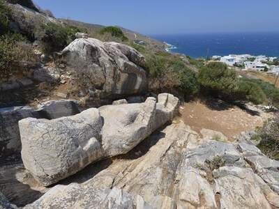 Řecko, Naxos, Kouros Apollonas