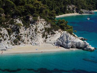 Řecko, Skopelos, Pláž Hovolo