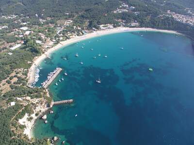 Řecko, Parga, Pláž Valtos