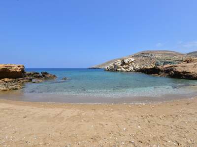 Řecko, Ios, Pláž Koumbara