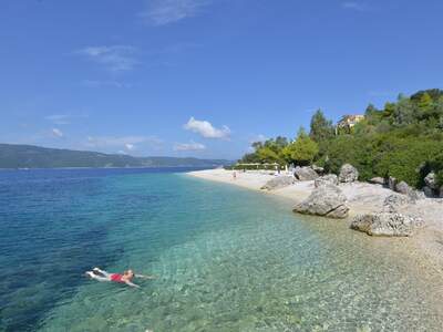 Řecko, Ithaka, Pláž Aspros Gialos