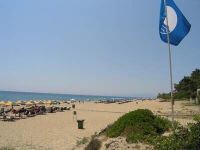 Řecko, Kefalonie, Pláže v letovisku Skala, V centru