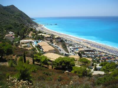 Řecko, Lefkada, Velká vedlejší pláž