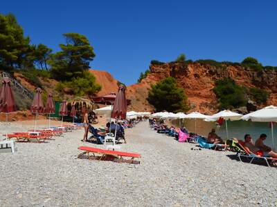 Řecko, Alonissos, Pláž Kokkino Castro