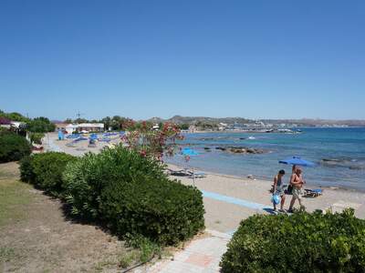 Řecko, Rhodos, pláž Faliraki