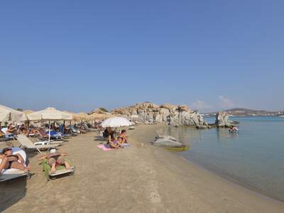 Řecko, Paros, Pláž Kolimbithrees