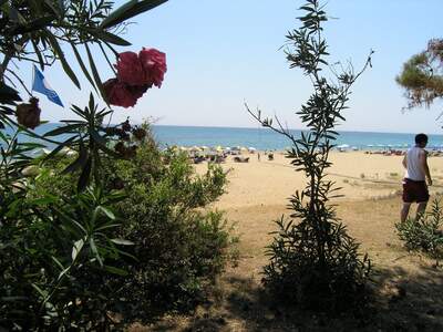 Řecko, Kefalonie, Pláže v letovisku Skala, V centru