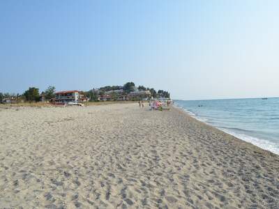 Řecko, Fourka, Pláž v letovisku