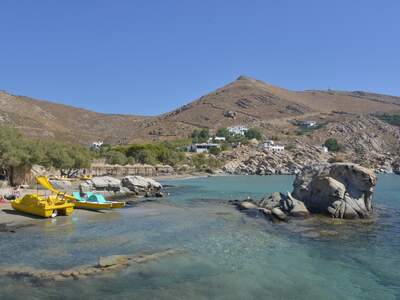 Řecko, Paros, Pláž Anemos Beach