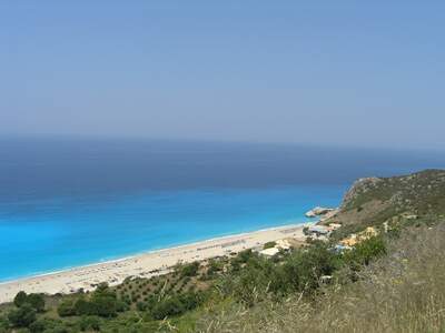 Řecko, Lefkada, Velká vedlejší pláž