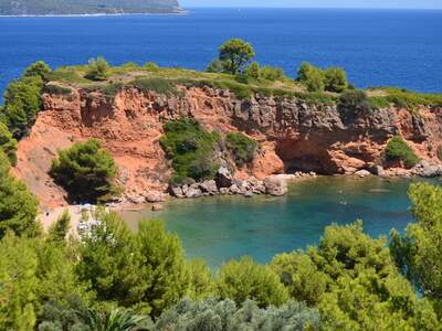 Řecko, Alonissos, Pláž Kokkino Castro