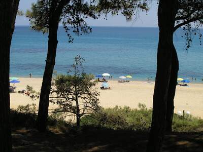 Řecko, Kefalonie, Pláže v letovisku Skala, V centru