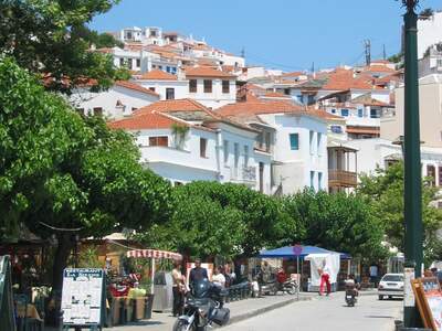 Řecko, Skopelos, Město