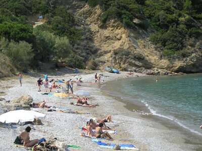Řecko, Skopelos, Pláž Glifonery u ubytování Kavouris