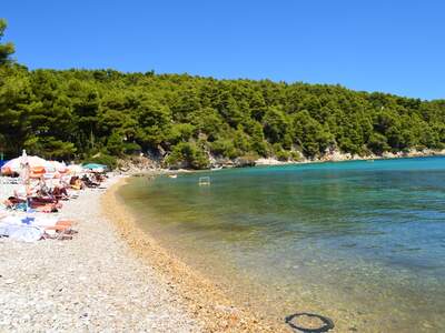 Řecko, Alonissos, Pláž Milia