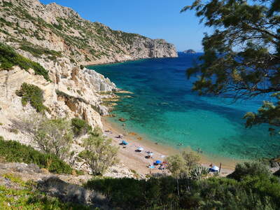 Pláž Vroulidia Dotia