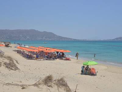 Řecko, Naxos, Pláž Plaka Markas