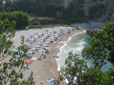 Řecko, Parga, Pláž Krioneri 