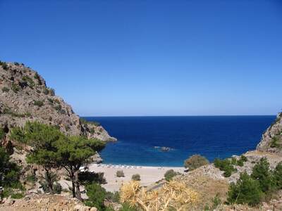 Řecko, Karpathos, Pláž Achata