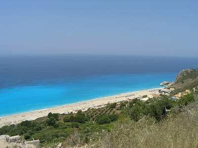 Řecko, Lefkada, Velká vedlejší pláž