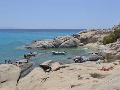 Řecko, Naxos, Pláž Mikri Vigla 