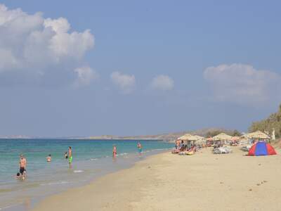 Řecko, Naxos,  Pláž Plaka Markas