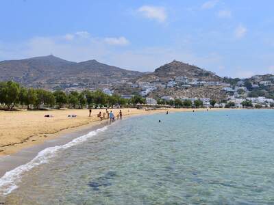 Řecko, Ios, Pláž Yialos