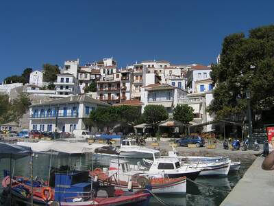 Řecko, Skopelos, Město