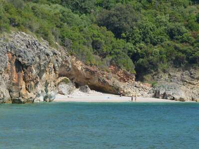 Řecko, Sivota, Pláž Mega Drafi