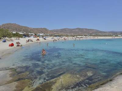 Řecko, Naxos, Pláž Mikri Vigla 