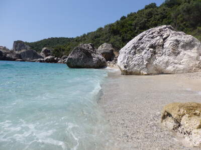 Epirus, pláž Spartila