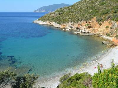 Řecko, Alonissos, Pláž Mikros Mourtias