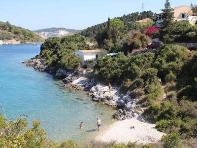 Řecko, Paxos, Pláž Benou