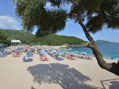 Řecko, Sivota, Pláž Mega Ammos