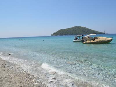 Řecko, Skopelos, Pláž Milia