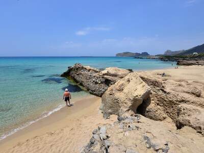 Řecko, Kréta, Pláž Fallasarna