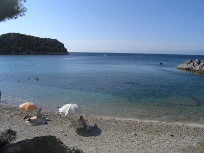 Řecko, Skopelos, pláž Stafilos