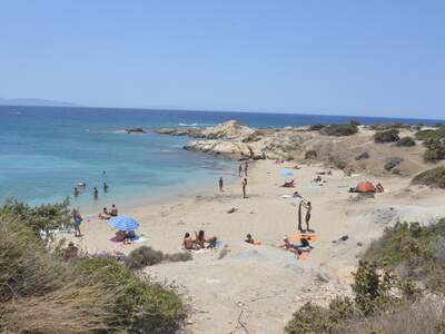 Řecko, Naxos, Pláž Aliko 